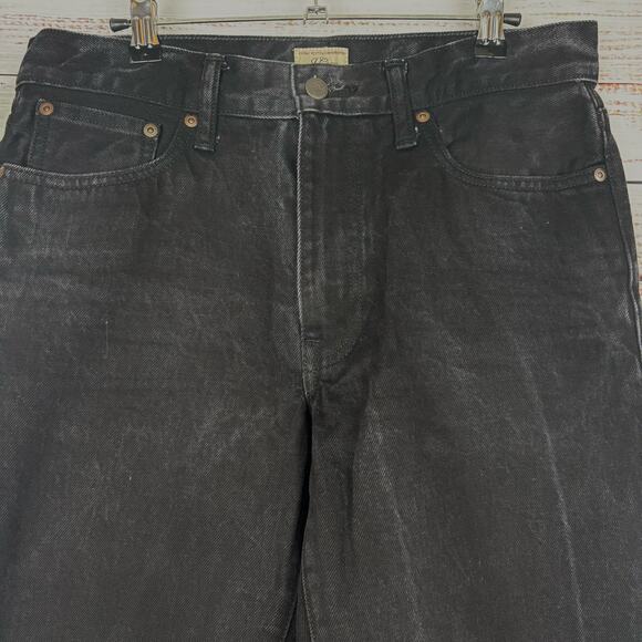 J. Crew jeans black size 30 denim relaxed casual  Classic Straight leg Jeans - Picture 4 of 6